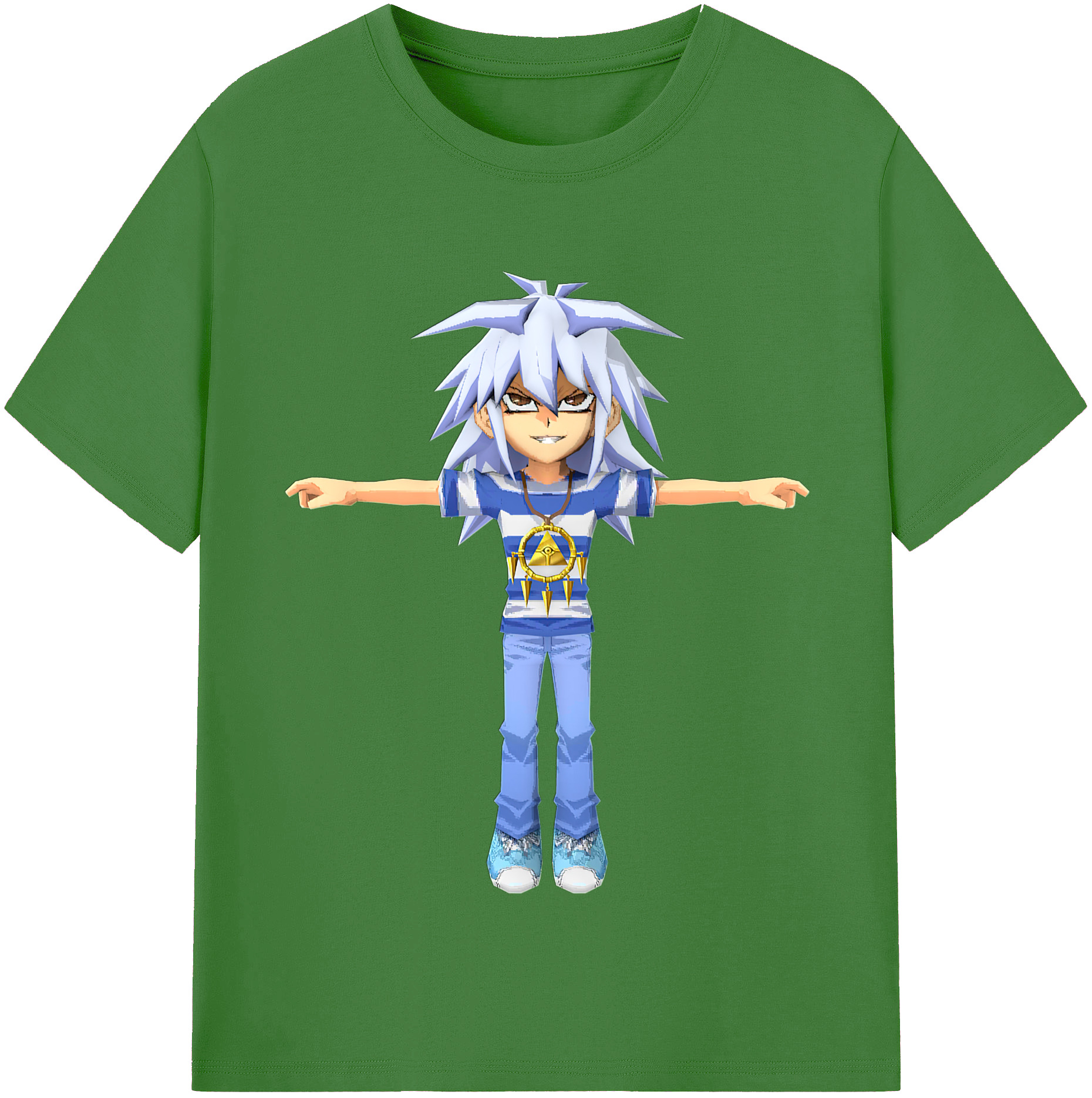 （画像用） 遊☆戯☆王 Yu-Gi-Oh! レディースカジュアルプリントTシャツ（綿100％）